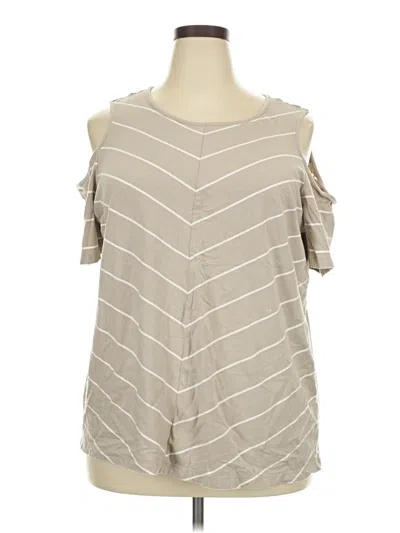 Pre-owned D&co. Sleeveless T-shirt In Brown