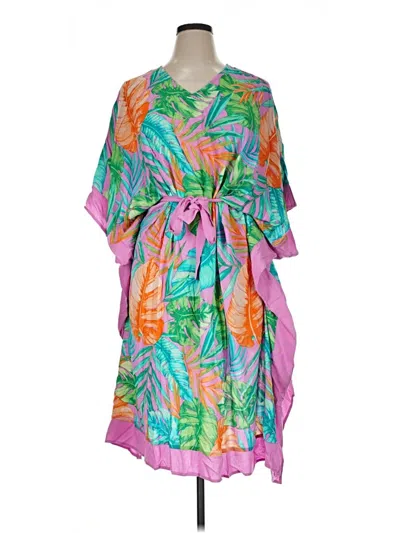 Pre-owned D&co. Swimsuit Cover Up In Pink