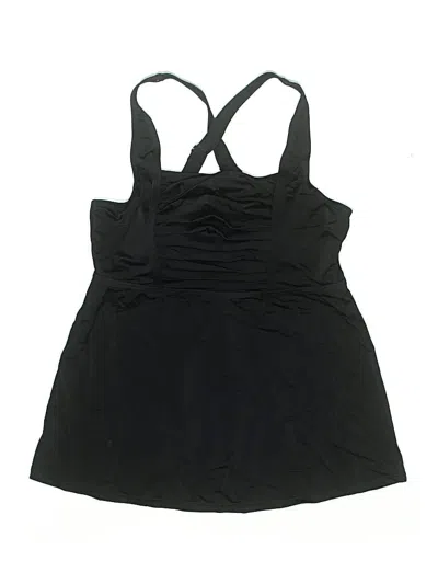 Pre-owned D&co. Swimsuit Top Black Swimwear