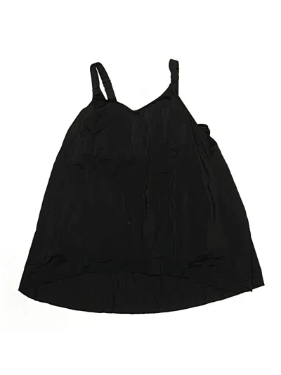 Pre-owned D&co. Swimsuit Top Black Swimwear