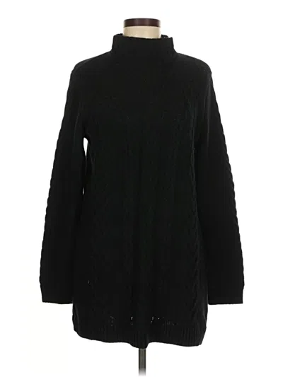 Pre-owned D&co. Turtleneck Sweater In Black