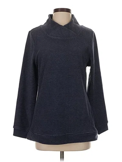 Pre-owned D&co. Turtleneck Sweater In Blue