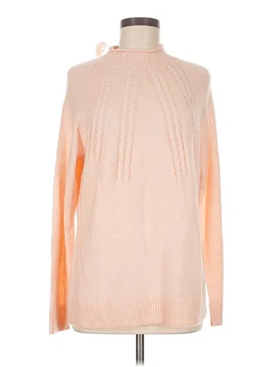 Pre-owned D&co. Turtleneck Sweater In Orange