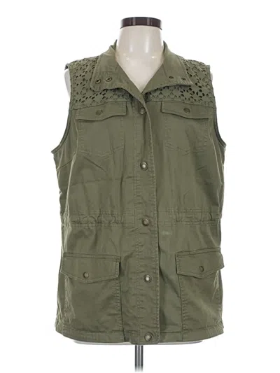 Pre-owned D&co. Vest In Green