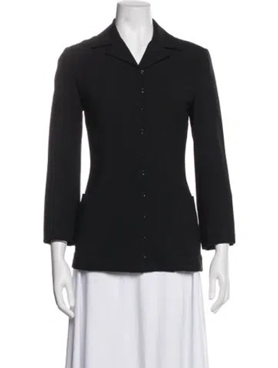 Pre-owned D&g 2000's Blazer In Black