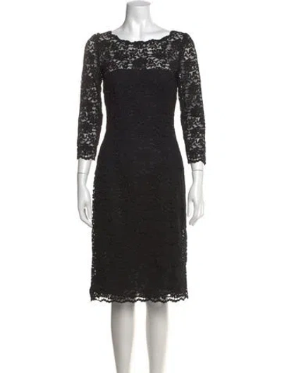 Pre-owned D&g 2000's Knee-length Dress In Black