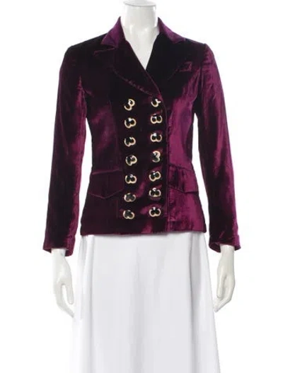 Pre-owned D&g 2005 Blazer In Purple