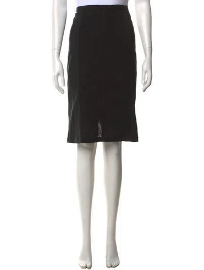 Pre-owned D&g 2010's Knee-length Skirt In Black