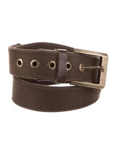 Pre-owned D&g Belt In Brown