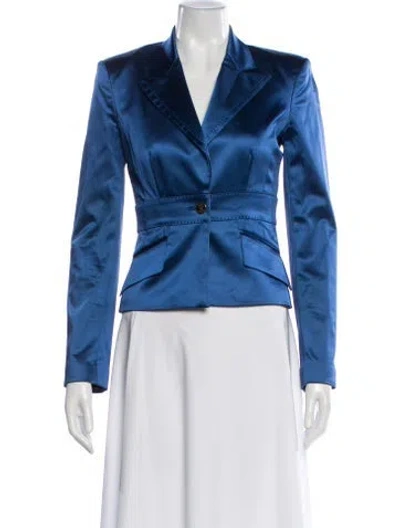 Pre-owned D&g Blazer In Blue