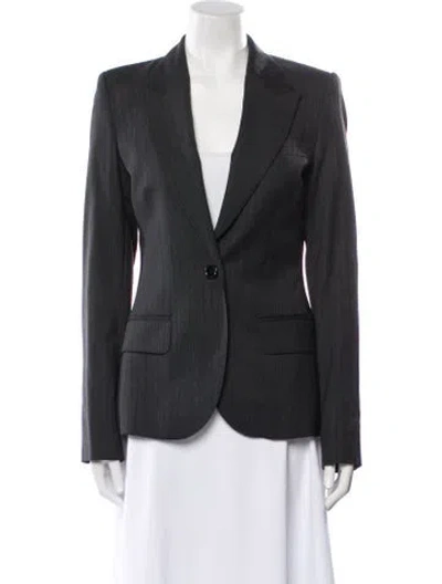 Pre-owned D&g Blazer In Gray