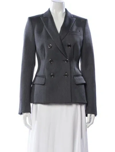 Pre-owned D&g Blazer In Gray