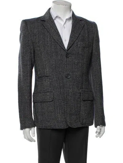 Pre-owned D&g Blazer In Gray