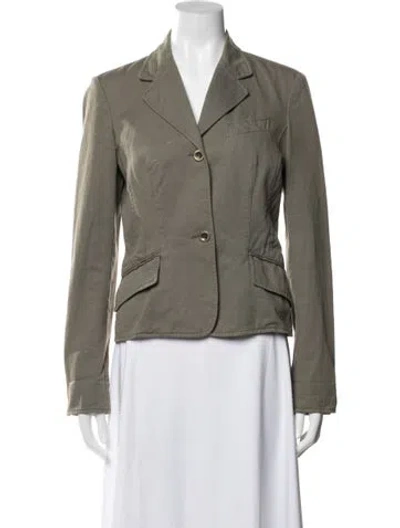 Pre-owned D&g Blazer In Green