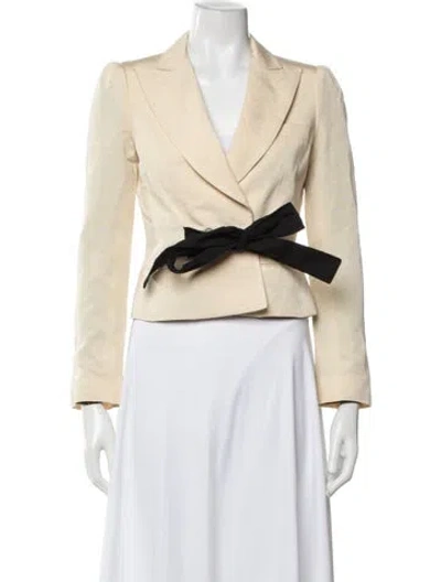 Pre-owned D&g Blazer In Neutrals