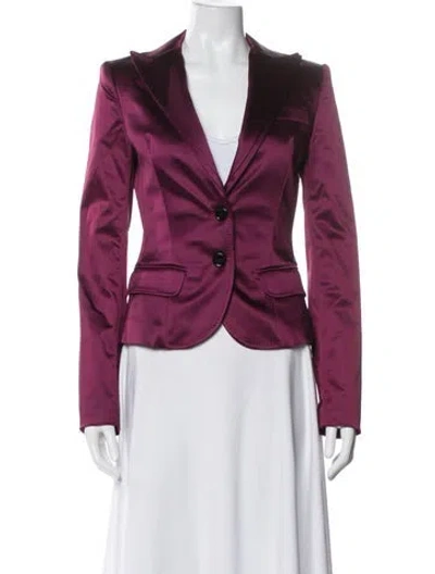 Pre-owned D&g Blazer In Purple