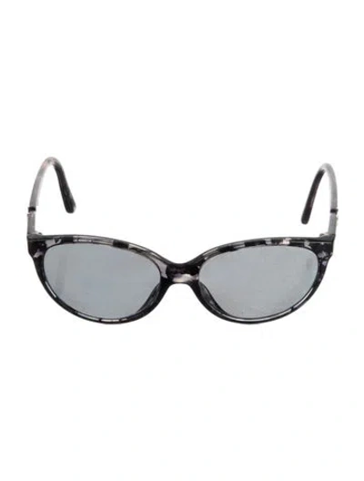 Pre-owned D&g Cat-eye Tinted Sunglasses In Black