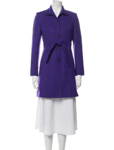 Pre-owned D&g Coat In Purple