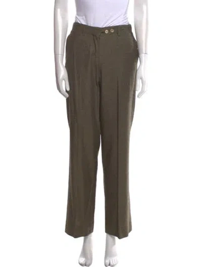 Pre-owned D&g Corduroy Wide Leg Pants In Neutral