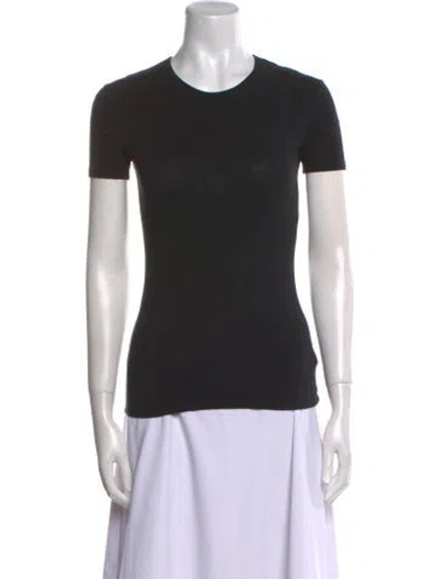 Pre-owned D&g Crew Neck Short Sleeve T-shirt In Black