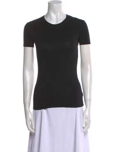 Pre-owned D&g Crew Neck Short Sleeve T-shirt In Black