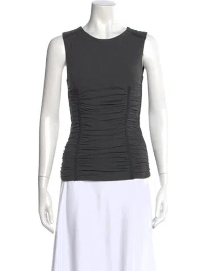 Pre-owned D&g Crew Neck Sleeveless Top In Multi