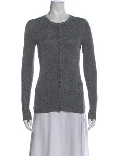 Pre-owned D&g Crew Neck Sweater In Gray