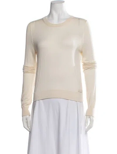 Pre-owned D&g Crew Neck Sweater In Neutrals