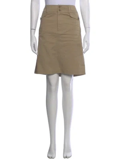 Pre-owned D&g Crystal Embellishments Mini Skirt In Neutral