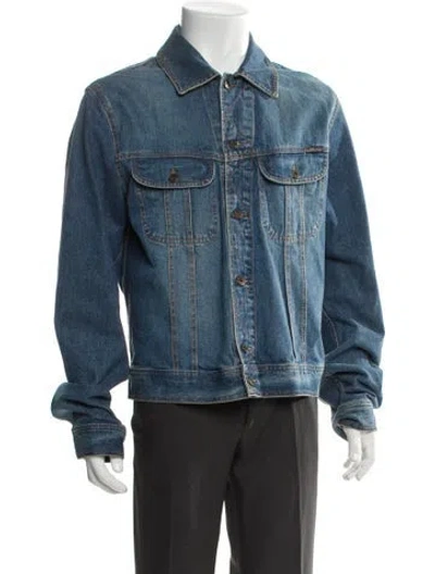Pre-owned D&g Denim Jacket In Blue