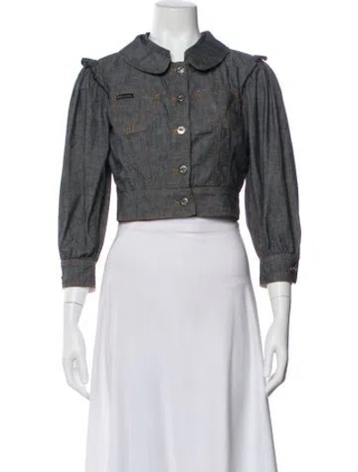 Pre-owned D&g Denim Jacket In Blue