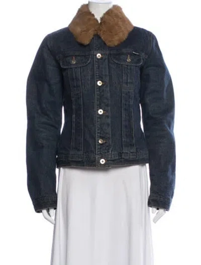 Pre-owned D&g Denim Jacket In Blue