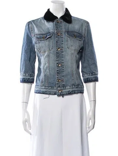 Pre-owned D&g Denim Jacket In Blue