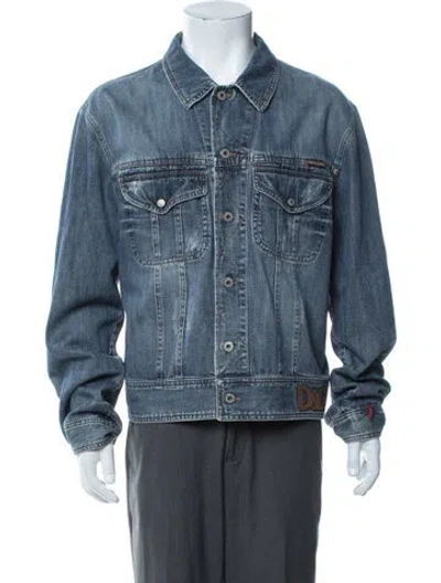 Pre-owned D&g Denim Jacket In Blue