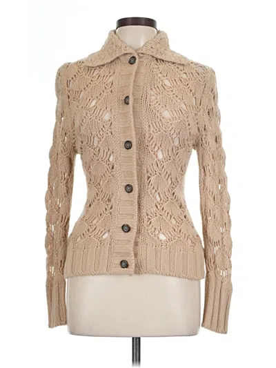 Pre-owned D&g Dolce & Gabbana Cardigan Sweater In Tan