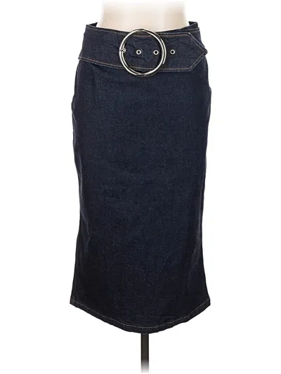 Pre-owned D&g Dolce & Gabbana Denim Skirt In Blue