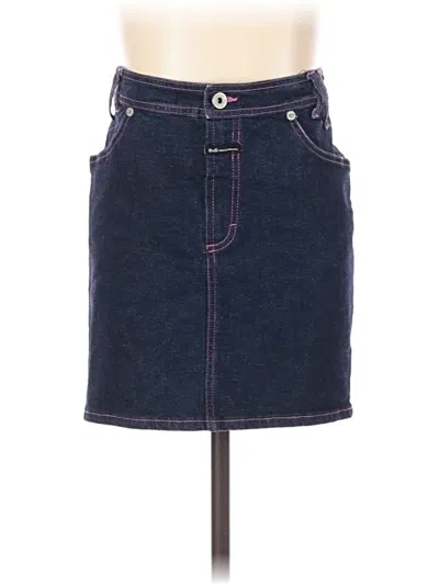 Pre-owned D&g Dolce & Gabbana Denim Skirt In Blue