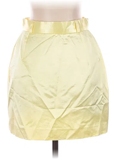 Pre-owned D&g Dolce & Gabbana Formal Skirt In Yellow