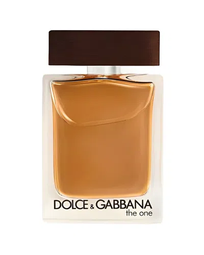 D&g Dolce & Gabbana Men's 3.3oz The One Men Edt In Transparent