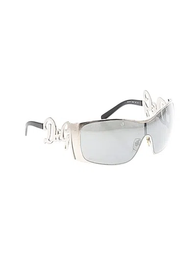 Pre-owned D&g Dolce & Gabbana Sunglasses In Silver
