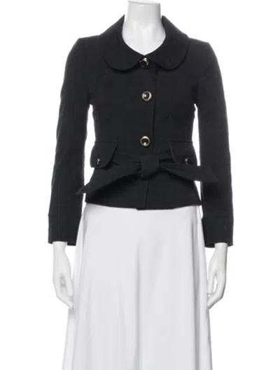 Pre-owned D&g Jacket In Black/blue