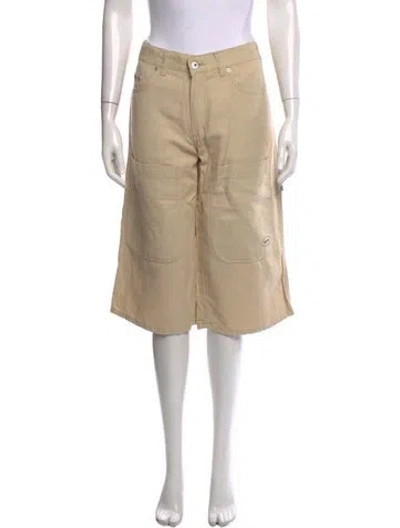 Pre-owned D&g Knee-length Shorts W/ Tags In Neutral