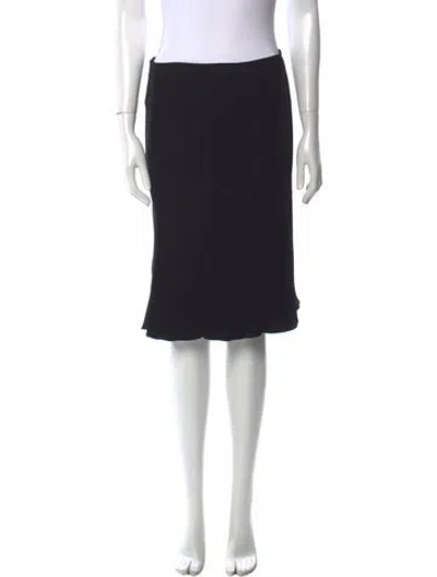 Pre-owned D&g Knee-length Skirt In Black