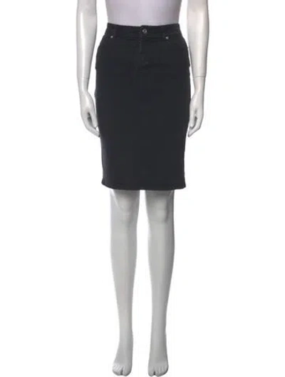 Pre-owned D&g Knee-length Skirt In Black