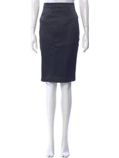 Pre-owned D&g Knee-length Skirt In Blue