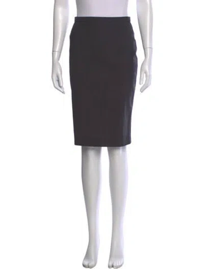 Pre-owned D&g Knee-length Skirt In Gray