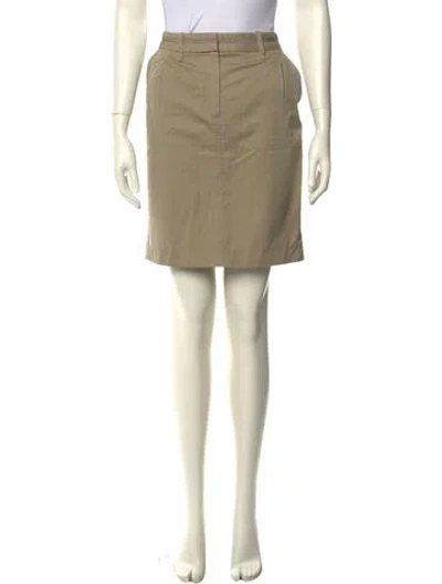 Pre-owned D&g Knee-length Skirt In Neutral