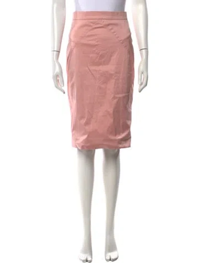 Pre-owned D&g Knee-length Skirt In Pink