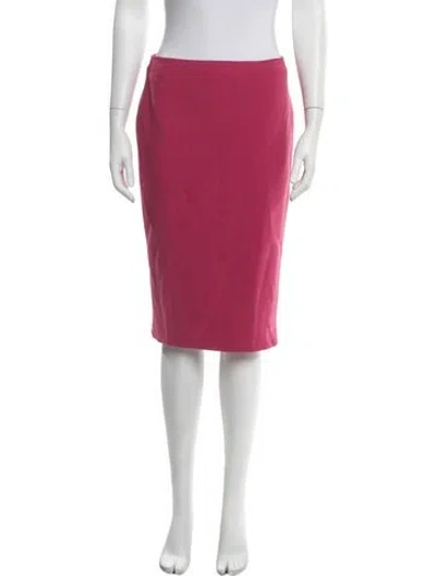 Pre-owned D&g Knee-length Skirt In Pink