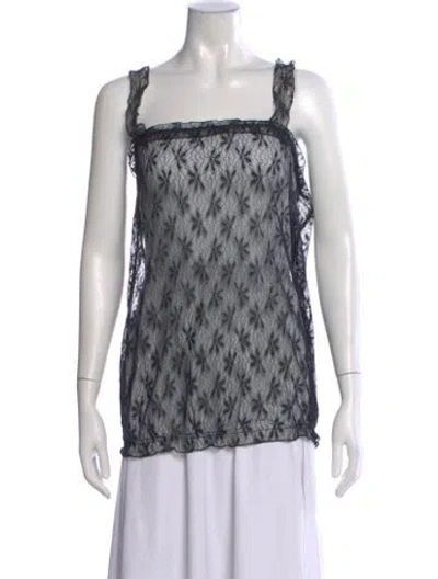 Pre-owned D&g Lace Lace Pattern Top In Multi